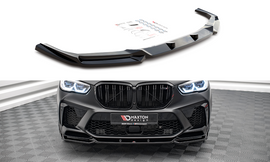 Maxton Design Front Ansatz V.2 für BMW  X5M F95 schwarz Hochglanz