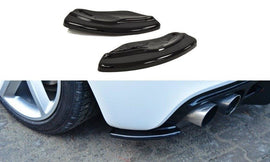 Maxton Design Heck Ansatz Flaps Diffusor passend für Audi TT S 8J schwarz Hochglanz