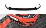 Maxton Design Front Ansatz passend für V.7 VW GOLF 7 R FACELIFT  schwarz Hochglanz