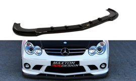 Maxton Design Front Ansatz passend für MERCEDES CLK W209 (FÜR ME-CLK-209-AMG204-F1 STOßSTANGE) schwarz Hochglanz