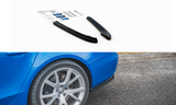 Maxton Design Heck Ansatz Flaps Diffusor passend für Audi S4 / A4 S-Line B8 Limousine schwarz Hochglanz