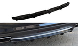Maxton Design Mittlerer Diffusor Heck Ansatz passend für MERCEDES CLS C218 DTM LOOK AMG LINE schwarz Hochglanz