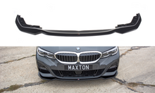Laden Sie das Bild in den Galerie-Viewer, Maxton Design Front Ansatz passend für V.2 BMW 3er G20 M Paket schwarz Hochglanz