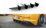 Maxton Design Robuste Racing Heckschürze passend für V.2 VW Golf 8