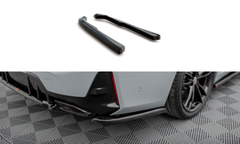 Maxton Design Heck Ansatz Flaps Diffusor für BMW M340i G20 / G21 Facelift schwarz Hochglanz