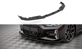 Maxton Design Street Pro Front Ansatz für +Flaps für BMW 4er M-Paket G22 schwarz Hochglanz