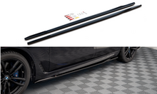 Laden Sie das Bild in den Galerie-Viewer, Maxton Design Seitenschweller Ansatz für BMW 6er GT G32 M-Paket schwarz Hochglanz