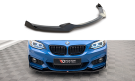 Maxton Design Front Ansatz V.1 für BMW 2 M-Paket F22 schwarz Hochglanz