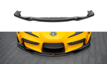Laden Sie das Bild in den Galerie-Viewer, Maxton Design Front Ansatz passend für V.2 Toyota Supra Mk5 schwarz Hochglanz