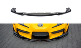 Maxton Design Front Ansatz passend für V.2 Toyota Supra Mk5 schwarz Hochglanz