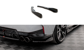 Maxton Design Heck Ansatz Flaps Diffusor V.1 für BMW 2 Coupe M240i G42 schwarz Hochglanz