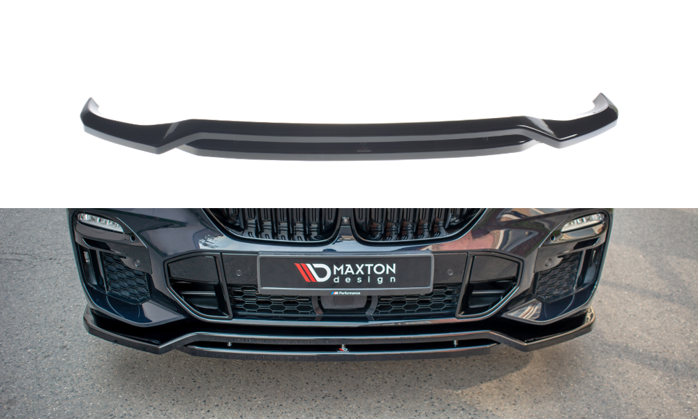 Maxton Design Front Ansatz passend für BMW X5 G05 M Paket schwarz Hochglanz