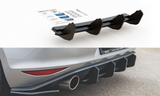 Maxton Design Robuste Racing Heckschürze passend für V.2 VW Golf 7 GTI