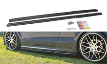 Laden Sie das Bild in den Galerie-Viewer, Maxton Design Seitenschweller Ansatz passend für Audi TT S / TT S-Line 8J  schwarz Hochglanz