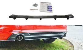 Maxton Design Mittlerer Diffusor Heck Ansatz passend für Audi A5 F5 S-Line DTM LOOK schwarz Hochglanz