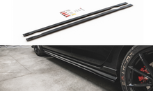 Laden Sie das Bild in den Galerie-Viewer, Maxton Design Seitenschweller Ansatz passend für VW Golf 7 GTI TCR  schwarz Hochglanz