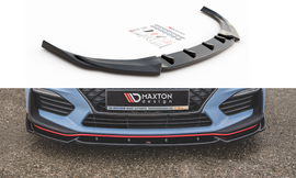 Maxton Design Front Ansatz passend für V.5 Hyundai I30 N Mk3 Hatchback/ Fastback schwarz Hochglanz