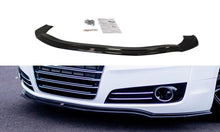 Laden Sie das Bild in den Galerie-Viewer, Maxton Design Front Ansatz passend für V.1 Audi A8 D4 schwarz Hochglanz