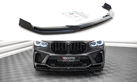 Maxton Design Front Ansatz V.3 für BMW  X5M F95 schwarz Hochglanz