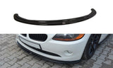 Maxton Design Front Ansatz passend für v.2 BMW Z4 E85 vor Facelift schwarz Hochglanz