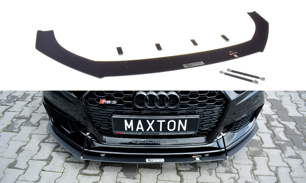 Maxton Design Racing Front Ansatz passend für V.1 passend für AUDI RS3 8V FL SPORTBACK