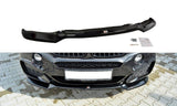 Maxton Design Front Ansatz passend für v.1 BMW X6 F16 M Paket schwarz Hochglanz
