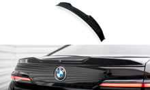 Laden Sie das Bild in den Galerie-Viewer, Maxton Design Spoiler CAP für 3D BMW 7 M-Paket / M760e G70 schwarz Hochglanz