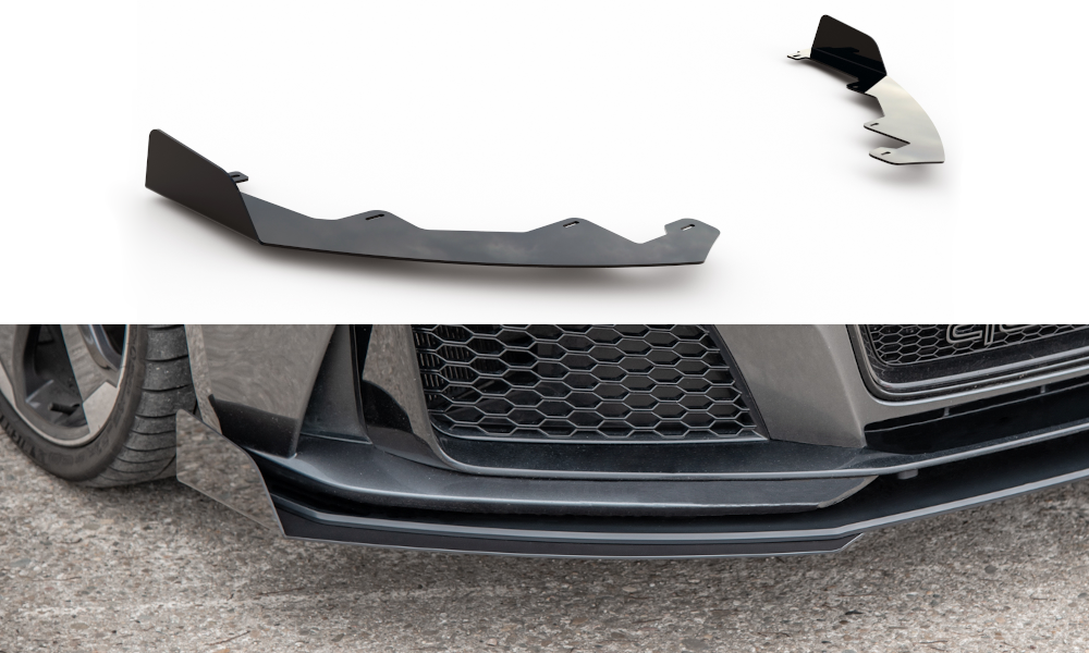 Maxton Design Flaps Audi RS3 8V Sportback schwarz Hochglanz