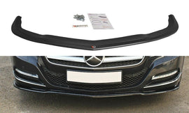 Maxton Design Front Ansatz passend für V.1 Mercedes CLS C218 schwarz Hochglanz