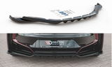 Maxton Design Mittlerer Diffusor Heck Ansatz passend für DTM Look BMW i8 schwarz Hochglanz