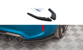 Maxton Design Heck Ansatz Flaps Diffusor V.3 für BMW M2 F87 schwarz Hochglanz