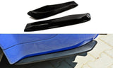 Maxton Design Heck Ansatz Flaps Diffusor passend für AUDI RS6 C5 AVANT schwarz Hochglanz