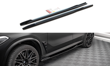 Laden Sie das Bild in den Galerie-Viewer, Maxton Design Seitenschweller Ansatz für BMW X5M F95 schwarz Hochglanz