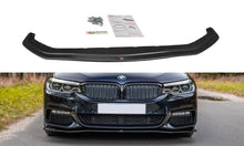 Laden Sie das Bild in den Galerie-Viewer, Maxton Design Front Ansatz passend für V.2 BMW 5er G30/ G31 M-Paket schwarz Hochglanz