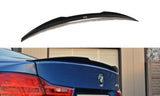 Maxton Design Spoiler CAP passend für BMW 4er F32 schwarz Hochglanz