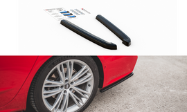 Maxton Design Heck Ansatz Flaps Diffusor passend für Audi A7 C8 S-Line schwarz Hochglanz