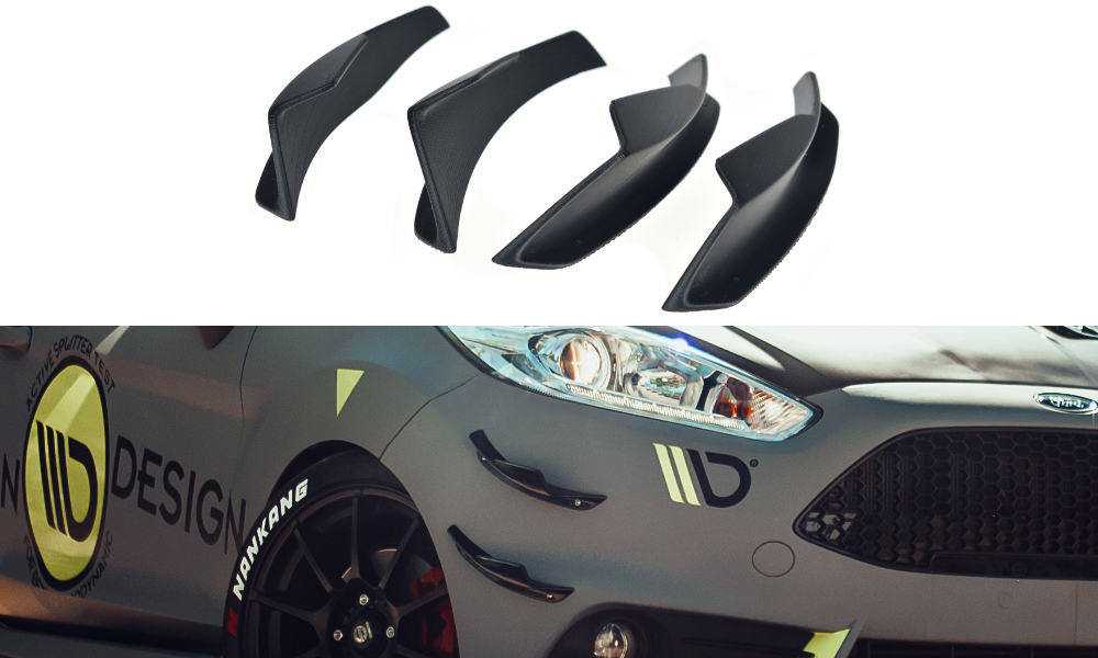 Maxton Design Stoßstangen Wings passend für FORD FIESTA 7 ST FL