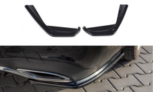 Laden Sie das Bild in den Galerie-Viewer, Maxton Design Heck Ansatz Flaps Diffusor passend für Mercedes-Benz E43 AMG / AMG-Line W213 schwarz Hochglanz