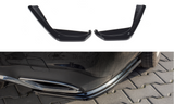 Maxton Design Heck Ansatz Flaps Diffusor passend für Mercedes-Benz E43 AMG / AMG-Line W213 schwarz Hochglanz