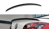 Maxton Design Spoiler CAP passend für VW Passat CC R36 RLINE (vor Facelift) schwarz Hochglanz