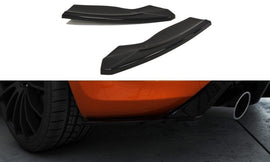 Maxton Design Heck Ansatz Flaps Diffusor passend für V.2 Ford Focus ST Mk2 FL schwarz Hochglanz