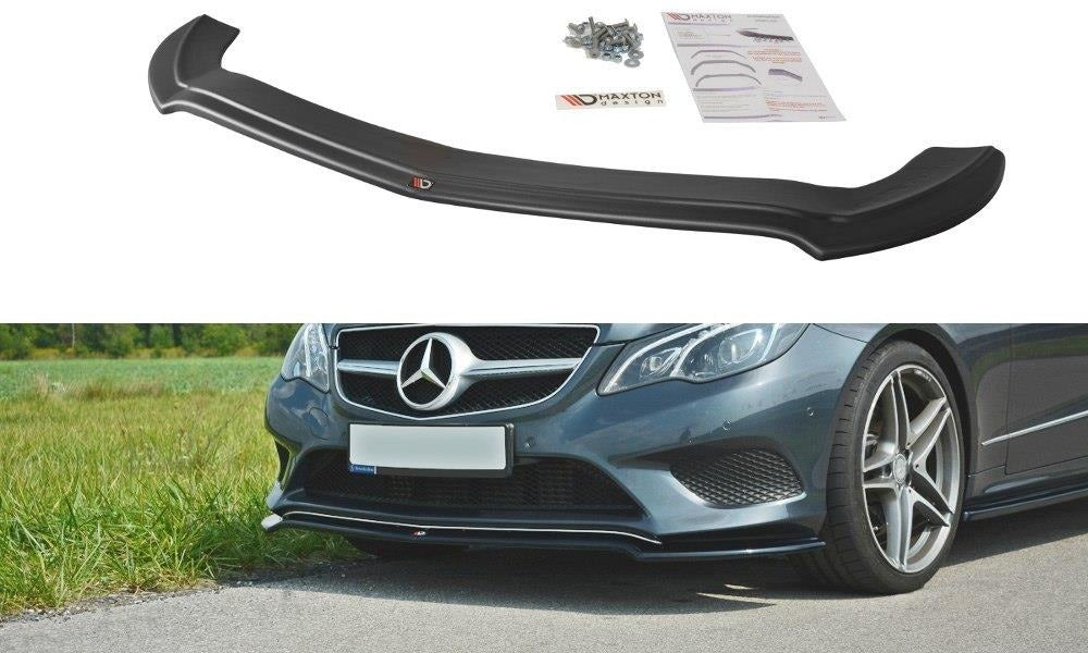 Maxton Design Front Ansatz passend für V.1 Mercedes E W212 schwarz Hochglanz