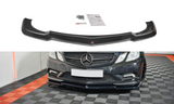 Maxton Design Front Ansatz passend für  Mercedes-Benz E-Klasse W207 Coupe AMG-Line schwarz Hochglanz