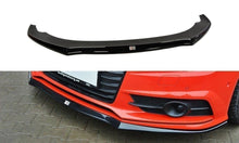 Laden Sie das Bild in den Galerie-Viewer, Maxton Design Front Ansatz passend für Audi S7 / A7 S-Line C7 FL schwarz Hochglanz