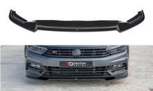 Laden Sie das Bild in den Galerie-Viewer, Maxton Design Front Ansatz passend für V.2 Volkswagen Passat R-Line B8 schwarz Hochglanz
