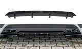 Maxton Design Diffusor Heck Ansatz passend für Mercedes A45 AMG W176 schwarz Hochglanz