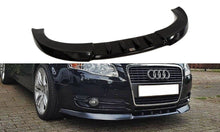 Laden Sie das Bild in den Galerie-Viewer, Maxton Design Front Diffuser V.1 Audi A4 B7 schwarz Hochglanz
