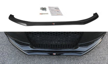 Laden Sie das Bild in den Galerie-Viewer, Maxton Design Front Ansatz passend für V.1 Audi S4 B8 FL schwarz Hochglanz