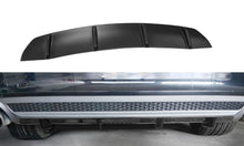 Laden Sie das Bild in den Galerie-Viewer, Maxton Design Diffusor Heck Ansatz passend für Audi A7 Mk1 S-Line schwarz Hochglanz