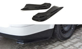 Maxton Design Heck Ansatz Flaps Diffusor passend für VW PASSAT B5 Kombi schwarz Hochglanz